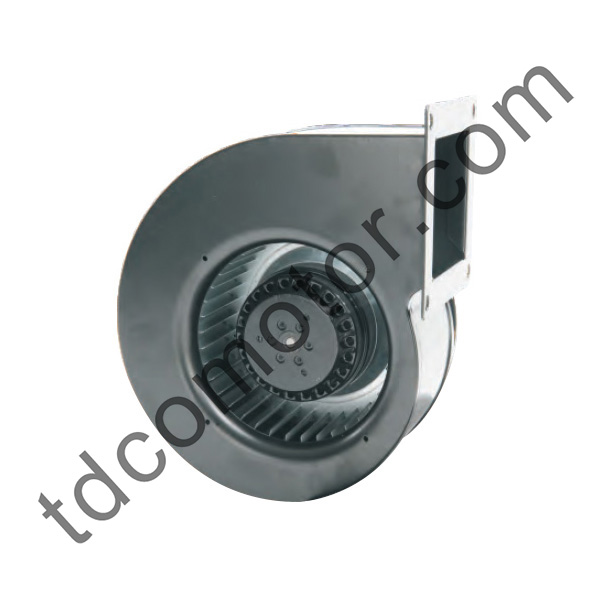 160mm AC مروحة طرد مركزي منحنية إلى الأمام مع حلزوني