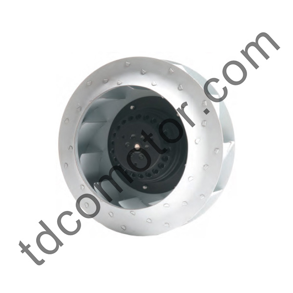 225mm AC مروحة طرد مركزي منحنية للخلف